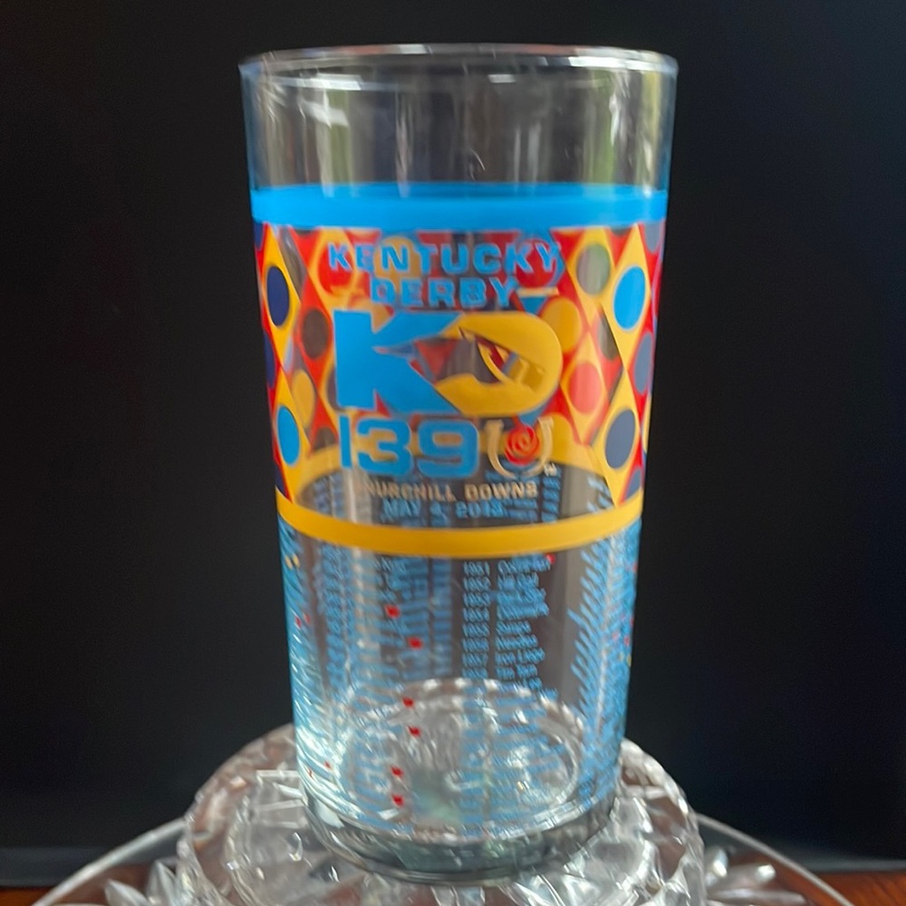 Kentucky Derby 139 Pair of Collectible Drinking Glass 2013